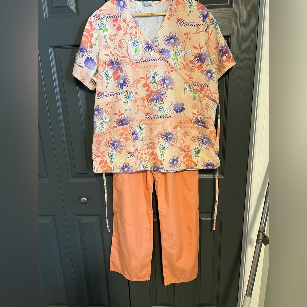 C-3 Scrub Star Pants and Disney Pocketed Scrub Top.